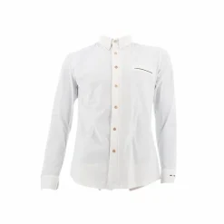 Le Sabotier - Polo manches longues homme Emile blanc