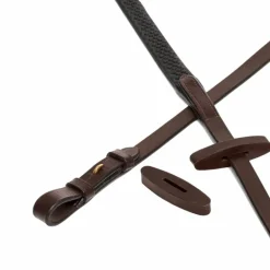LeMieux - Arrêtoirs de rênes en caoutchouc marron