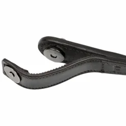 LeMieux - Frontal Classique en cuir noir Diamante Rosé