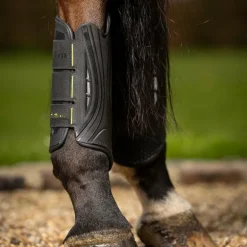 LeMieux - Guêtres de cross MimSafe postérieurs noir/ jaune