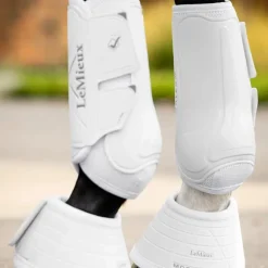 LeMieux - Guêtres fermées de dressage Motionflex blanc