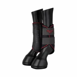 LeMieux - Guêtres fermées Grafter Cinder gris/ bordeaux