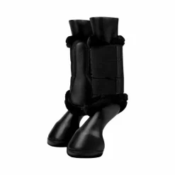 LeMieux - Guêtres fermées souples Mesh Fleece Edged noir