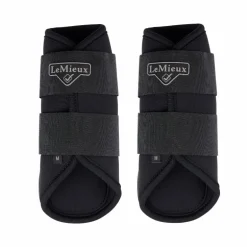 LeMieux - Guêtres fermées souples Grafter noir (x2)