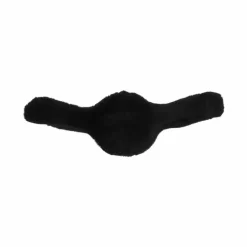 LeMieux - Housse de sangle à bavette longue Anatomic en laine mérinos+ noir