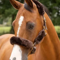 LeMieux - Kit fourreau de licol Simuwool marron