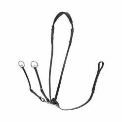 LeMieux - Martingale à anneaux Kudos noir/ argent