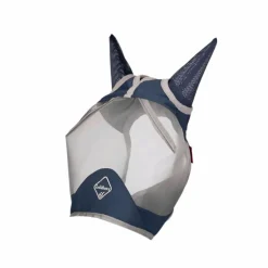 LeMieux - Masque anti-mouches avec oreilles ArmorShield Pro navy