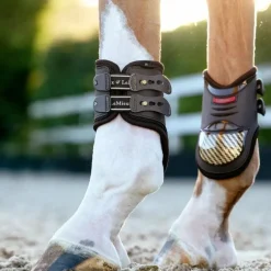 LeMieux - Protège-boulets Exo-Flex marron/ or