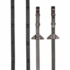 LeMieux - Rênes en caoutchouc Ergo havane