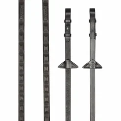 LeMieux - Rênes Magna Grip marron/ argent