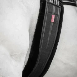 LeMieux - Sangle anatomique doublée polaire Fleece Lined noir/ noir