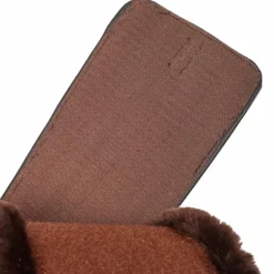 LeMieux - Sangle bavette courte doublure laine synthétique Arika marron