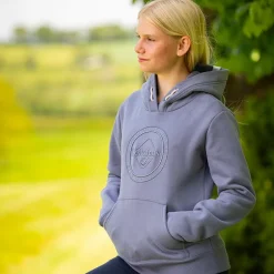 LeMieux - Sweat manches longues junior Hannah Pop Over bleu jay