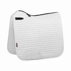 LeMieux - Tapis de dressage Square Suede Close Contact blanc