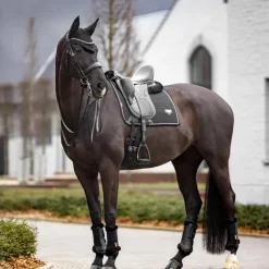 LeMieux - Tapis de dressage Puissance Suede Square noir