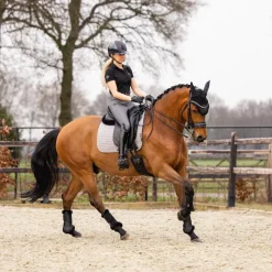 LeMieux - Tapis de dressage Square Coton gris