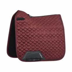 LeMieux - Tapis de dressage Crystal Suede bordeaux