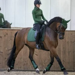 LeMieux - Tapis de dressage Loire Classic Square Hunter Green