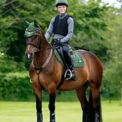 LeMieux - Tapis de selle Loire Classic Close Contact Square hunter green