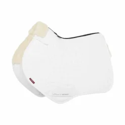 LeMieux - Tapis de selle Merino + Close Contact Square blanc/ naturel