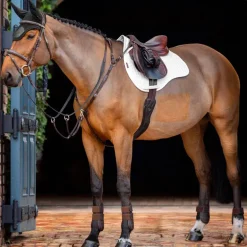 LeMieux - Tapis de selle mixte Pro Sorb Plain 2 Square blanc