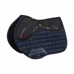 LeMieux - Tapis de selle Square X-Grip Silicone EuroJump marine