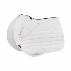 LeMieux - Tapis de selle Square X-Grip Silicone EuroJump blanc