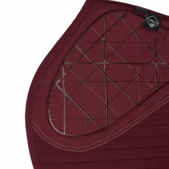LeMieux - Tapis de selle Square Soft Shell Anti Glisse EuroJump bordeaux