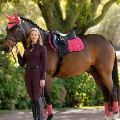 LeMieux - Tapis de selle Square Loire Classic cranberry