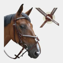Lexington - Bridon Tucson Croisé avec rênes marron