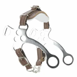 Metalab - Hackamore acier cuir marron