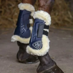 Norton - Guêtres XTR mouton synthétique marine x2