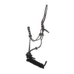 Norton - Licol éhologique + longe "eco" noir/ blanc/ argenté