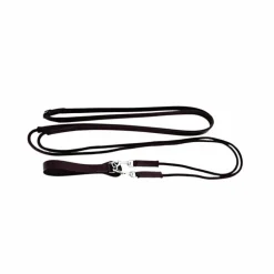 Norton - Rênes allemande cuir/corde noir