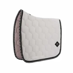 Oxxer - Tapis de dressage Monogramme blanc/ noir