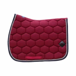 Oxxer - Tapis de selle Intemporel bordeaux