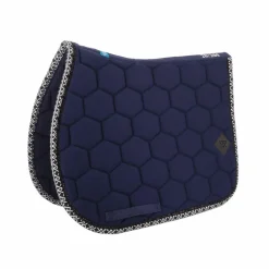 Oxxer - Tapis de selle Monogramme marine/ noir