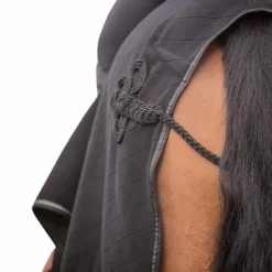 Paddock Sports - Couvre-reins polaire Diagonal noir