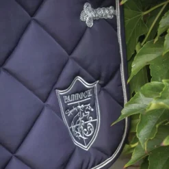 Paddock Sports - Tapis de selle prems écusson marine
