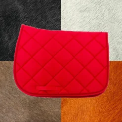 Paddock Sports - Tapis de selle prems rouge