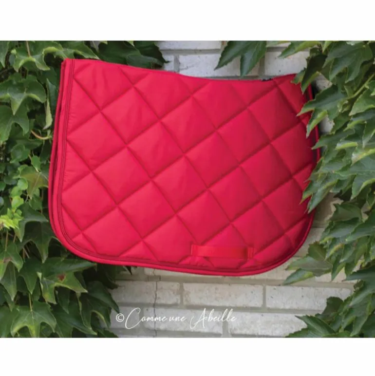 Paddock Sports - Tapis de selle prems rouge