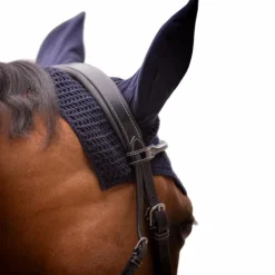 Pénélope - Bonnet pour chevaux coton marine