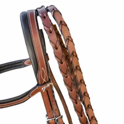 Pénélope - Rênes tressé US noisette