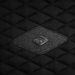 Pénélope - Tapis de selle Calisson noir/ noir