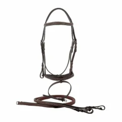 Privilege Equitation - Bridon Royan combiné avec rênes marron