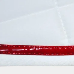 Privilège Equitation - Tapis de selle Daytona blanc/rouge