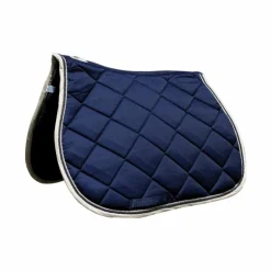 Privilège Equitation - Tapis de selle Palm Beach marine/ beige/ marine