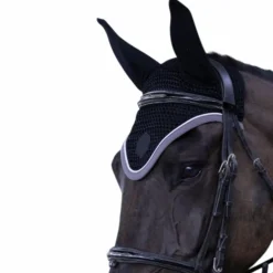 Pro Confort - Bonnet pour chevaux Dynax noir/ gris foncé