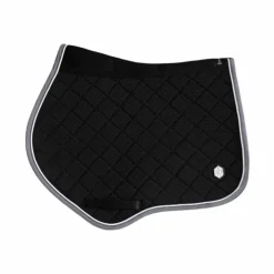 Pro Confort - Tapis de selle Dynamix 3D mesh velours noir/ gris foncé